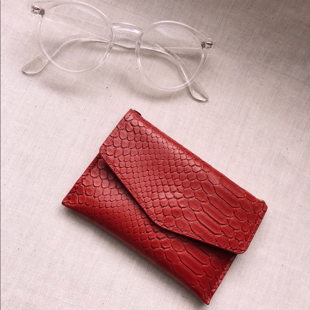 Ava/Kris snakeskin wallet